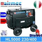 generatore hl 5000 produzione airmec 2015