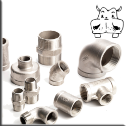 Raccordi a filettare in acciaio inox