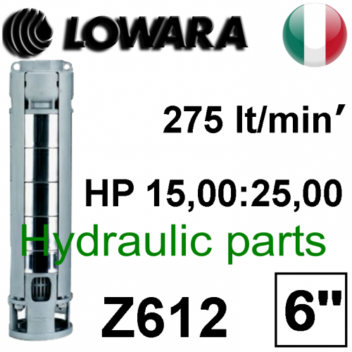 Pos.02 Lowara Z612 (HP15,00:25,00)