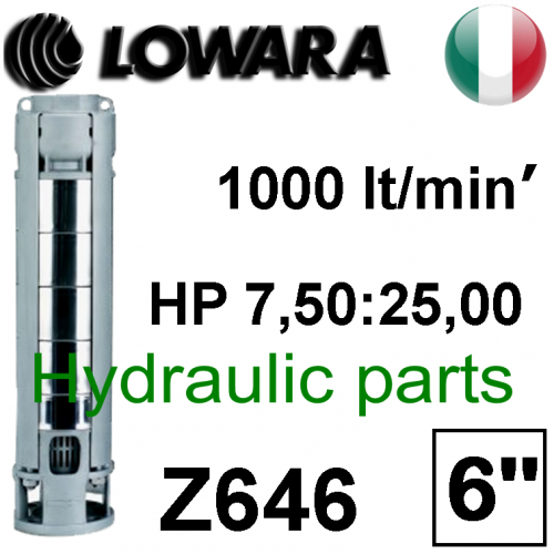 Pos.12 Lowara Z646 (HP7,50:25,00)