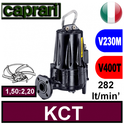 Pos.02 Caprari Sommersa per fognature KCT (HP2,00:3,00)