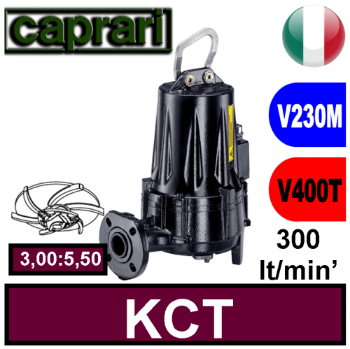 Pos.03 Caprari Sommersa per fognature KCT (HP4,00:7,50)