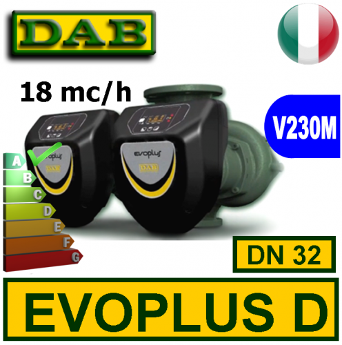 Circolatore gemellare elettronico Dab Evoplus D (doppio) DN32 2