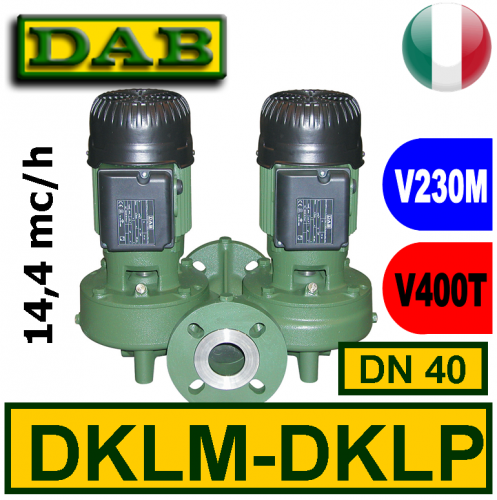 Pompa Circolatore  doppio gemellare Dab DKLM-DKLP DN40 2