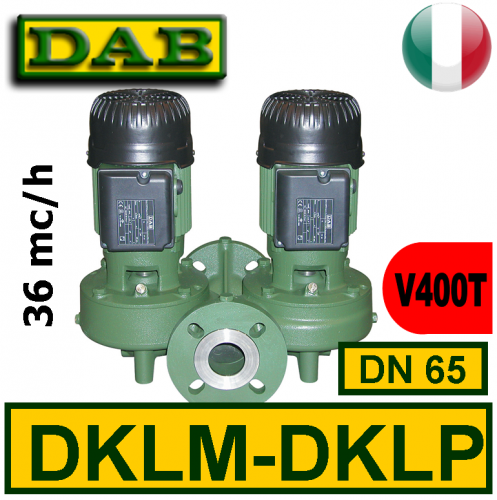 Pompa Circolatore doppio gemellare Dab DKLM-DKLP DN65 2