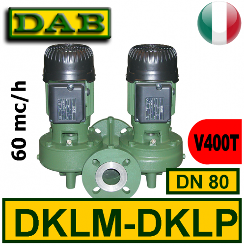 Pompa Circolatore doppio gemellare Dab DKLM-DKLP DN80 2