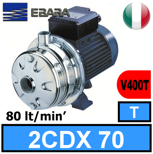 Elettropompe Bigiranti inox Ebara 2CDX 70