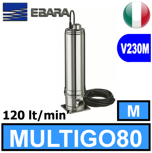 Elettropompe Multistadio Verticali Silenziose Ebara MULTIGO 80 2