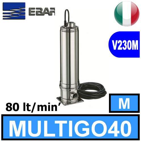 Elettropompe Multistadio Verticali Silenziose Ebara MULTIGO 40 2