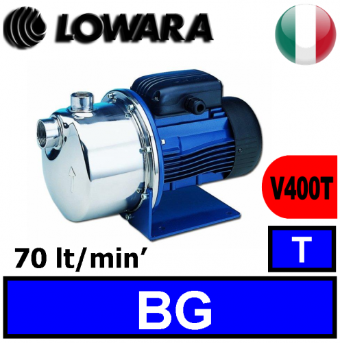 Lowara Elettropompe autoadescanti Jet inox BG5 BG7 BG9 BG11 2