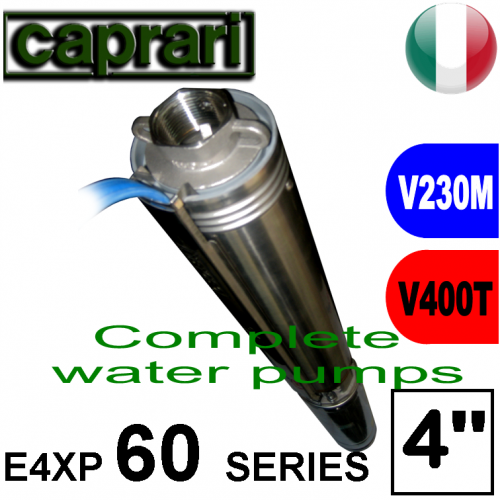 Caprari - Elettropompa sommersa completa E4XP60+MC....M-T 2