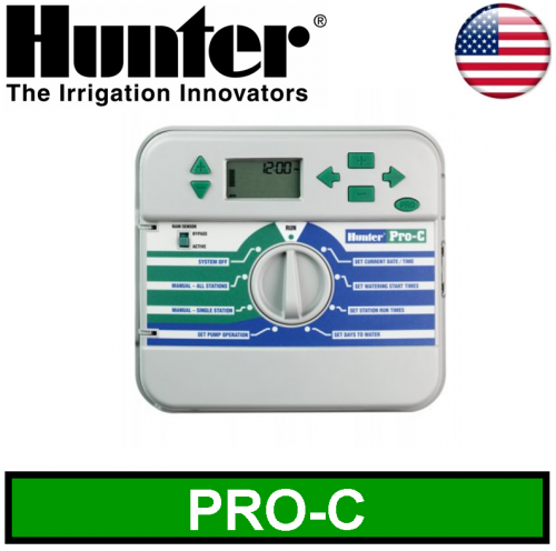 Programmatore Hunter a 3 stazioni espandibili fino a 15 PRO-C 2