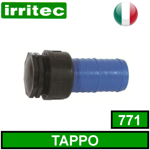 Raccordo art.771 tappo per Flat hose Irritec
