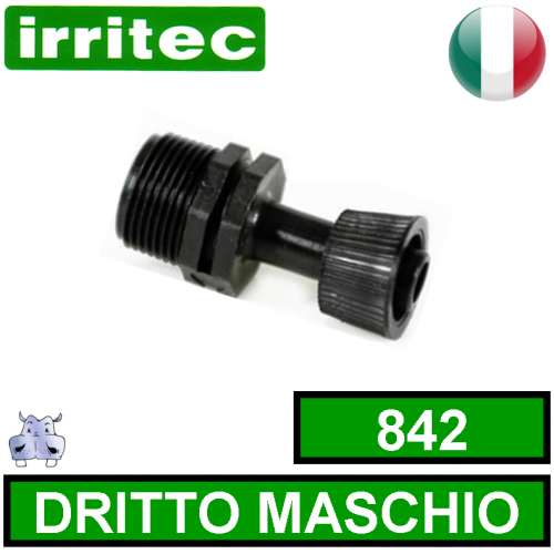Raccordo Dritto maschio Irritec art.842