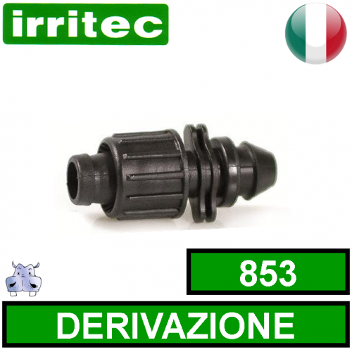 Derivazione con gommino Irritec Art.853