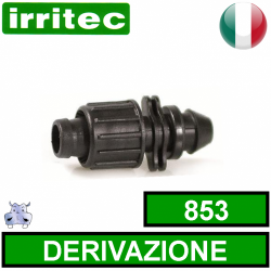 Derivazione con gommino Irritec Art.853