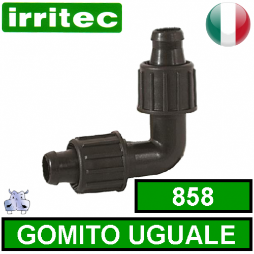 Raccordo Gomito uguale Irritec Art.858