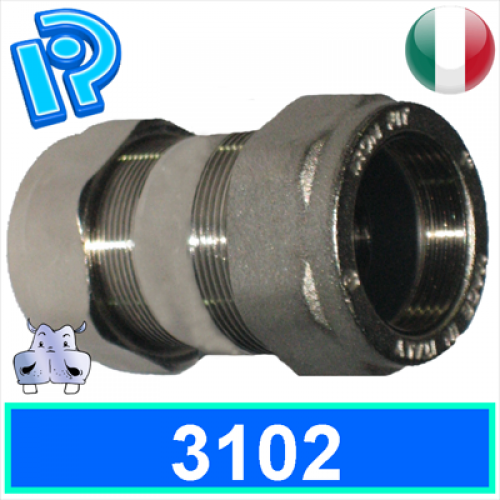 Raccordo per tubo acciaio rapido Manicotto