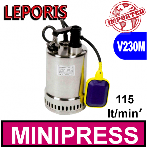 Leporis Elettropompa sommersa per drenaggio MINIPRESS 2