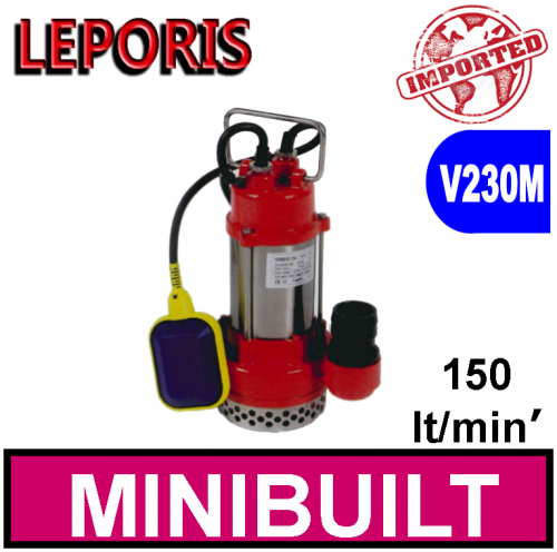Leporis Elettropompa sommersa per drenaggio MINIBUILT 2