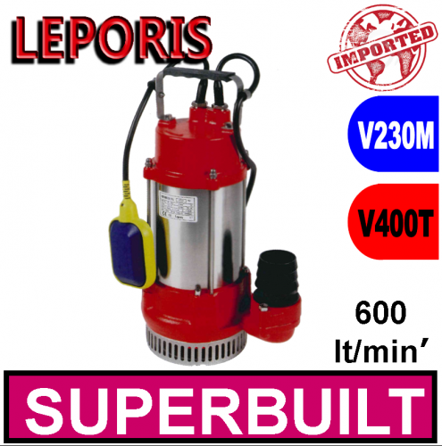 Leporis Elettropompa sommersa per drenaggio SUPERBUILT 2