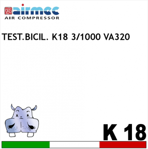 Testata monoblocco Airmec K18