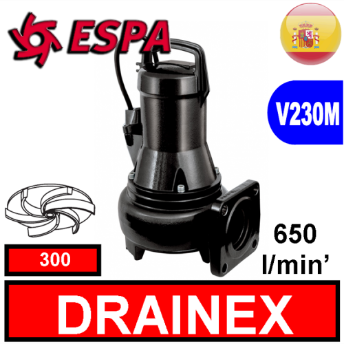 Espa Sommersa per fognature DRAINEX 300 2