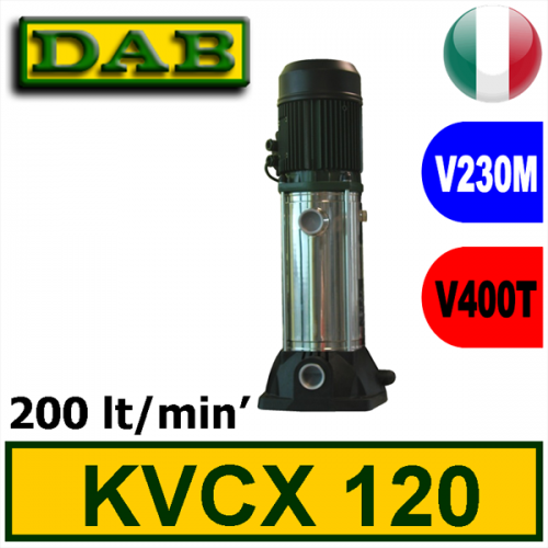 Elettropompe Multistadio Verticali Silenziose Dab KVCX120
