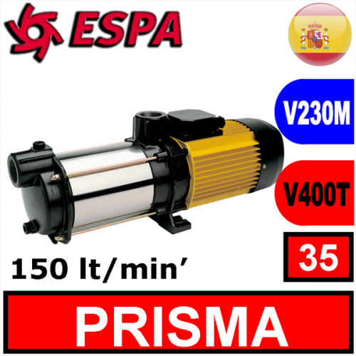 Elettropompa multistadio silenziosa Espa Prisma 35