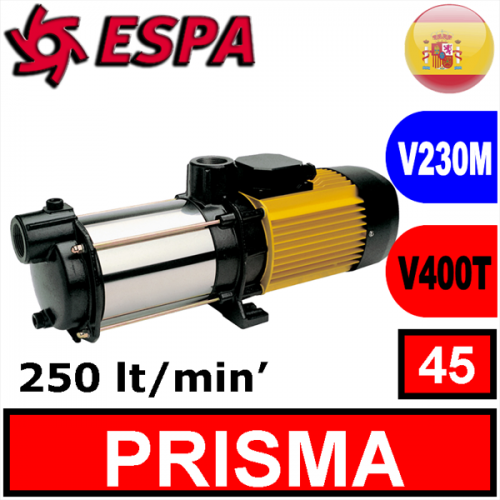 Elettropompa multistadio silenziosa Espa Prisma 45