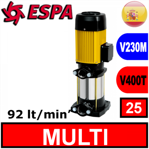 Elettropompa multistadio verticale Espa Multi 25