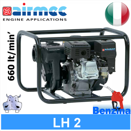 Airmec motopompa a benzina LH 2 per acque pulite o sporche