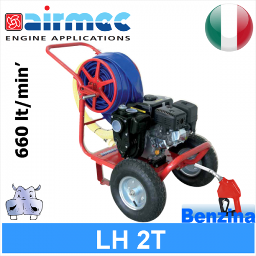 Airmec motopompa a benzina LH 2 TROLLEY per acque pulite o sporche