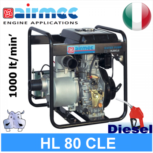 Airmec motopompa Diesel HL 80 CLE