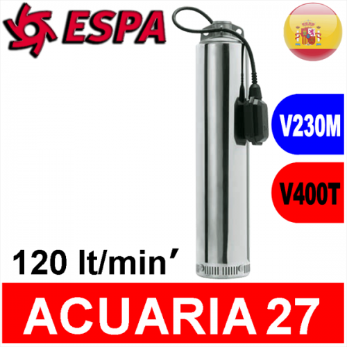 Espa elettropompa sommersa monoblocco ACUARIA 27