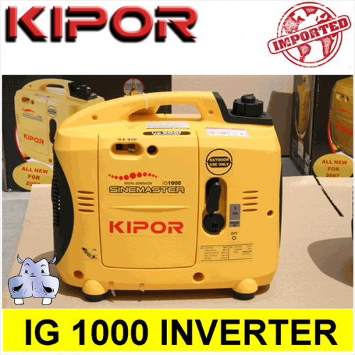 Generatore Gruppo Elettrogeno inverter a benzina, Kipor IG 1000 0,72KW 720W 2