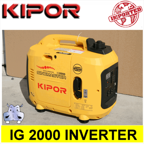 Generatore di corrente Gruppo Elettrogeno inverter a benzina, Kipor IG 2000 1,44KW 1440W 2