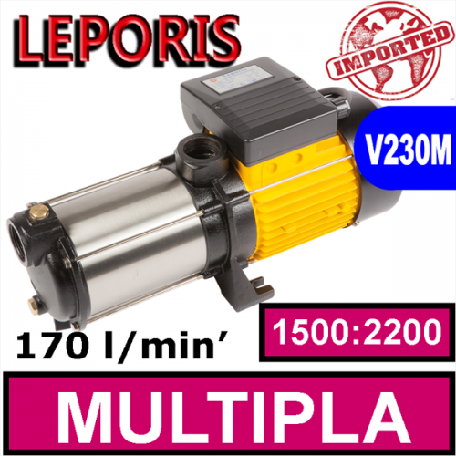 Elettropompa multistadio silenziosa Leporis MULTIPLA 1500:2200