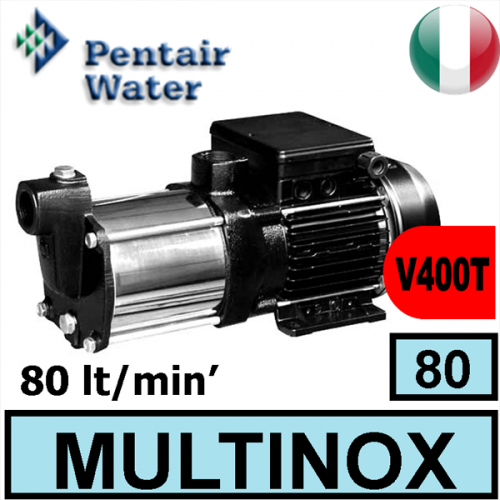 Elettropompa multistadio silenziosa Pentair MULTINOX 80 T 2