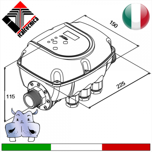 Italtecnica Mito Regolatore di pressione a variazione di volts 3