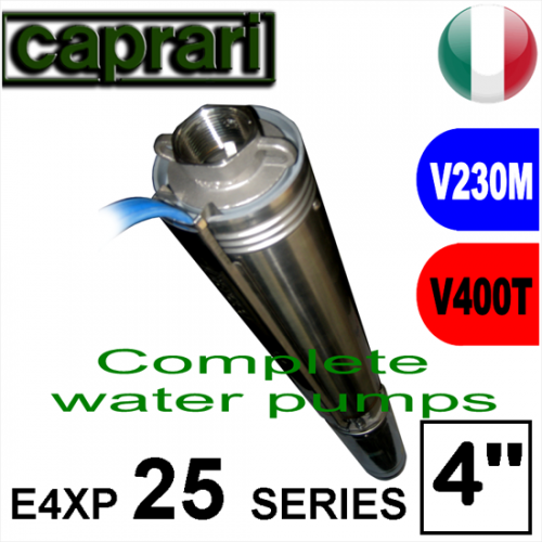 Caprari - Elettropompa sommersa completa E4XP25+MC....M-T 2