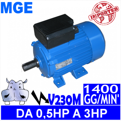 MGE - Motori elettrici V230M 4 POLI 1400 GG.MIN Forma B3