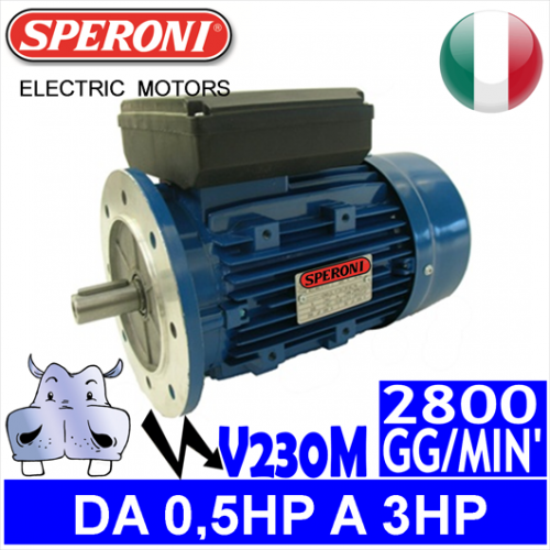 Speroni - Motori elettrici V230M 2 POLI 2800 GG.MIN Forma B5