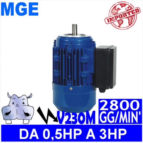 MGE - Motori elettrici V230M 2 POLI 2800 GG.MIN Forma B14