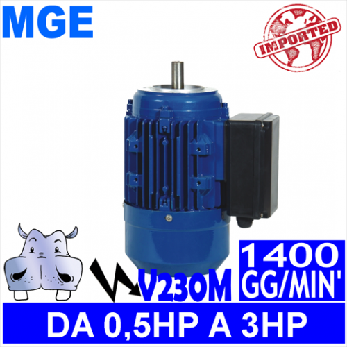 MGE - Motori elettrici V230M 4 POLI 1400 GG.MIN Forma B14