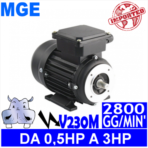 MGE - Motori elettrici V230M 2 POLI 2800 GG.MIN Forma B3.B14