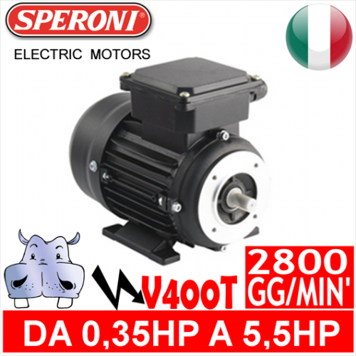 Speroni - Motori elettrici V400T 2 POLI 2800 GG.MIN Forma B3.B14