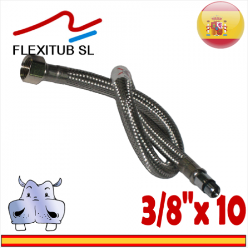 Flexitub - Tubo Flessibile inox 3.8xMC10 per monocomando e monoforo