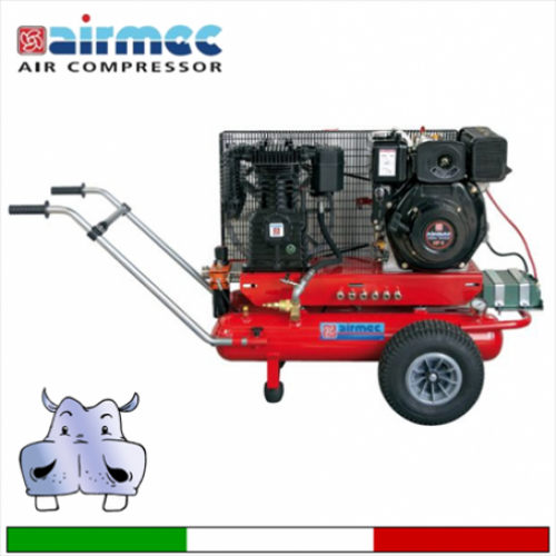 Moto compressore Diesel TTD 3460-650 17+17LT con Avviamento a Batteria