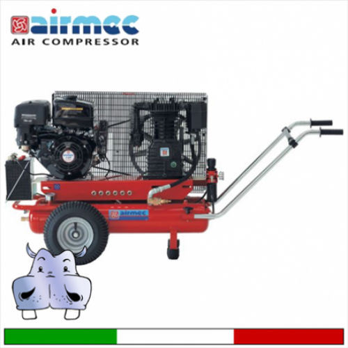 Moto compressore a scoppio a Benzina motore 4 tempi TTS 3490 17+17LT avviamento a batteria